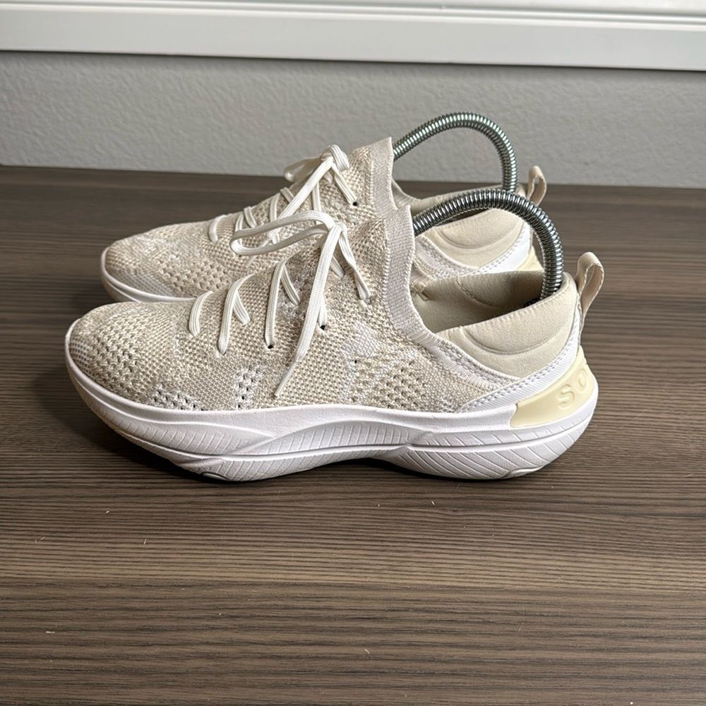 Sorel Women's Athletic Shoes in Cream and White